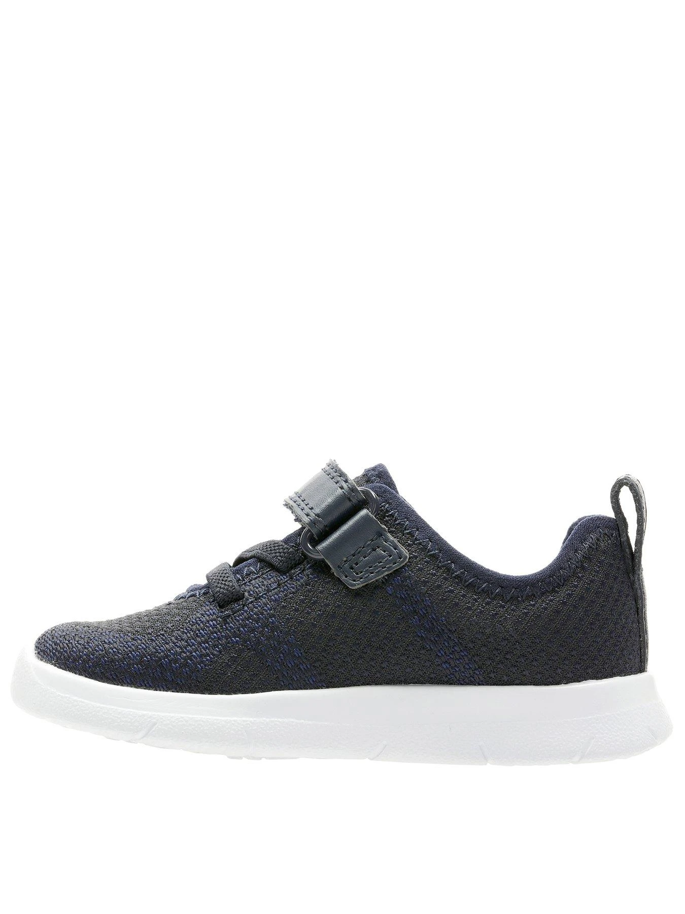 Clarks Ath Flux Toddler Trainers - Navy 3 Clarks Ath Flux Toddler Trainers - Navy - Image 3