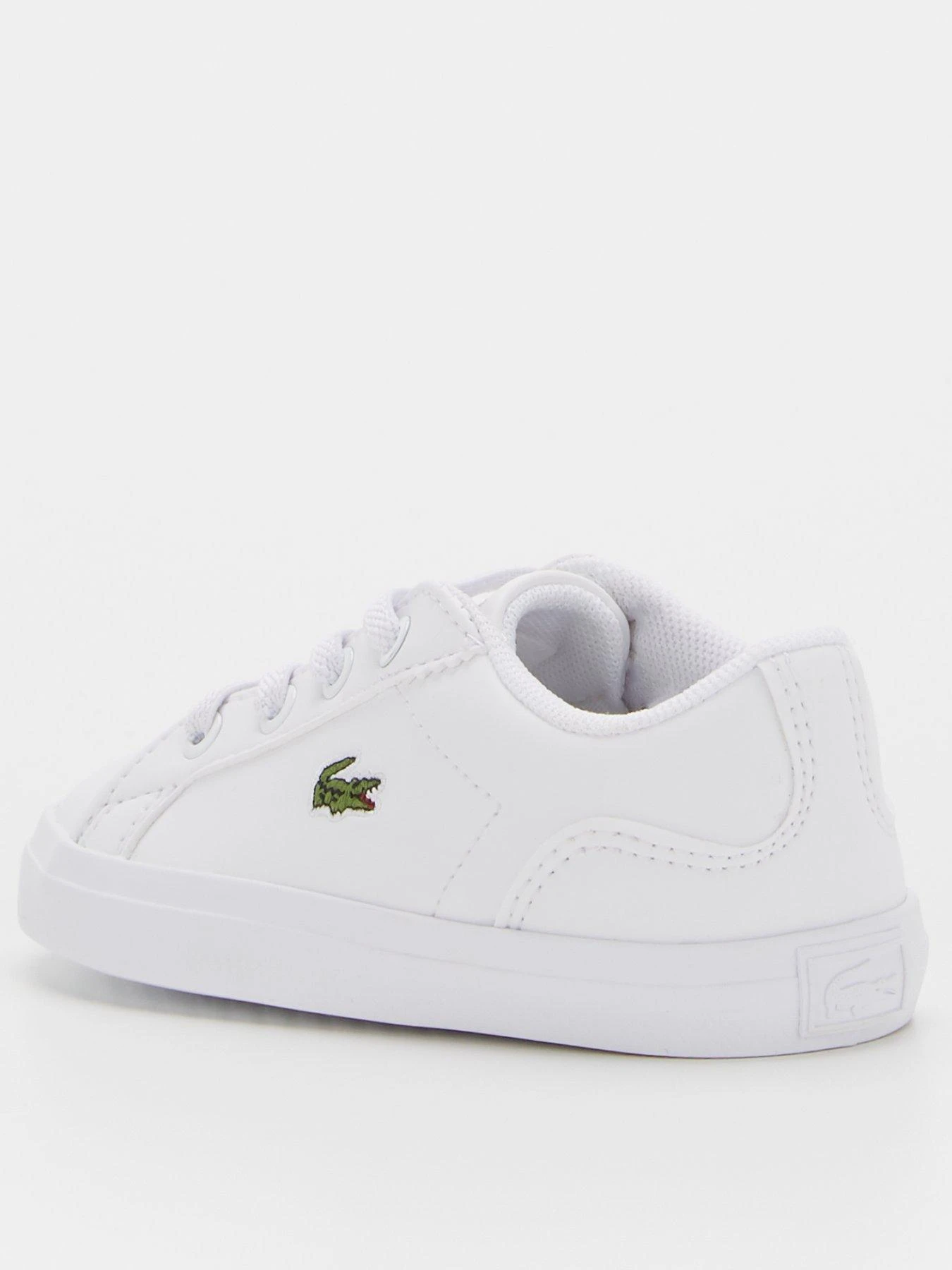 Lacoste Lerond Infant BL 2 Trainers - White 2 Lacoste Lerond Infant BL 2 Trainers - White - Image 2