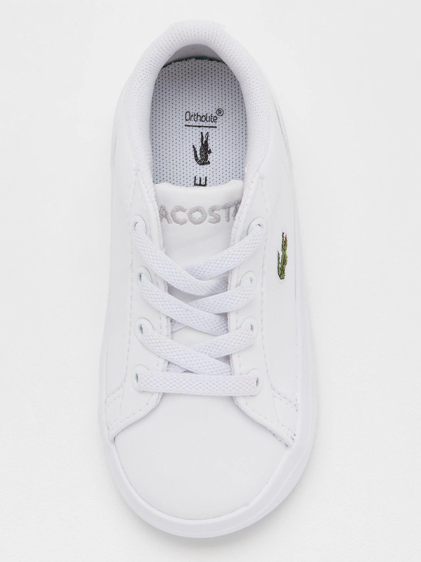 Lacoste Lerond Infant BL 2 Trainers - White 4 Lacoste Lerond Infant BL 2 Trainers - White - Image 4