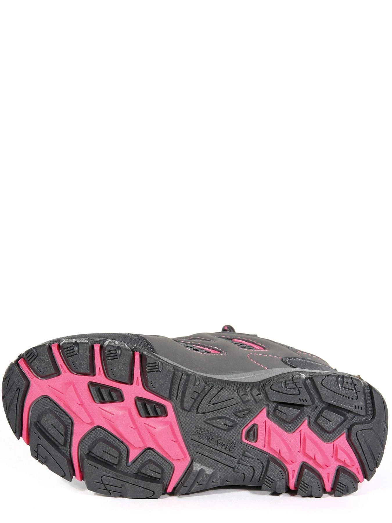 Regatta Junior Holcombe Waterproof Low-Cut Walking Boot - Grey/Pink 4 Regatta Junior Holcombe Waterproof Low-Cut Walking Boot - Grey/Pink - Image 4