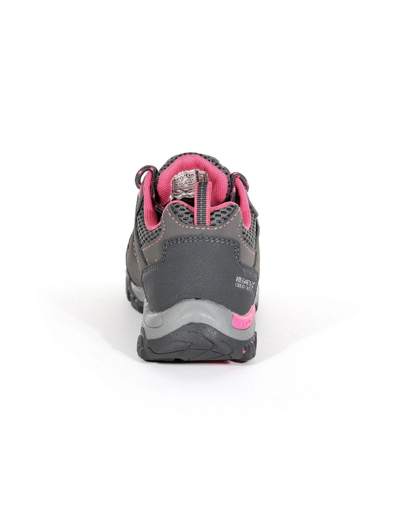 Regatta Junior Holcombe Waterproof Low-Cut Walking Boot - Grey/Pink 6 Regatta Junior Holcombe Waterproof Low-Cut Walking Boot - Grey/Pink - Image 6