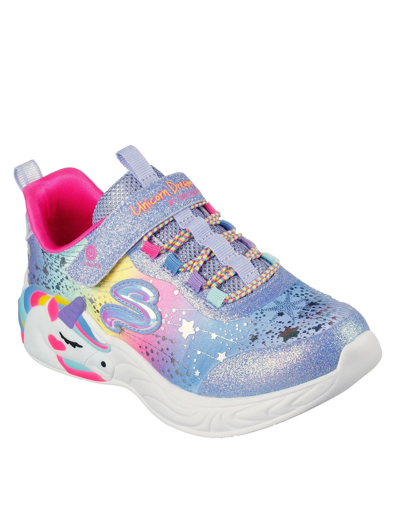 Skechers Girls Unicorn Dreams Lighted Trainer 1 Skechers Girls Unicorn Dreams Lighted Trainer