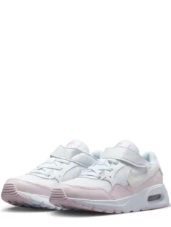 Nike Younger Kids' Air Max SC - White/Pink  -Mamas & Papas || MONSOON || RIVER ISLAND Sales V94NU SQ3 0000000524 WHITE PINK SLf