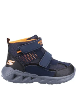 Skechers Toddler Magna-lights Frosty Fun Boots - Navy