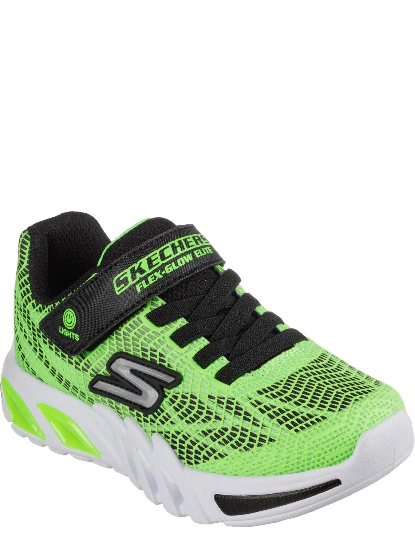 Skechers Flex-glow Elite Vorlo Trainers - Green 2 Skechers Flex-glow Elite Vorlo Trainers - Green - Image 2