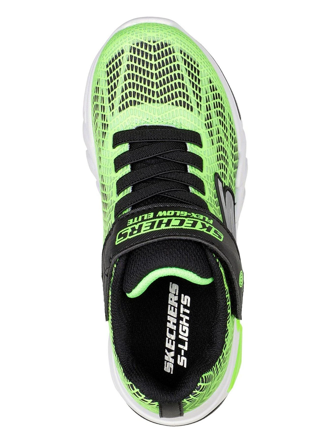 Skechers Flex-glow Elite Vorlo Trainers - Green 3 Skechers Flex-glow Elite Vorlo Trainers - Green - Image 3