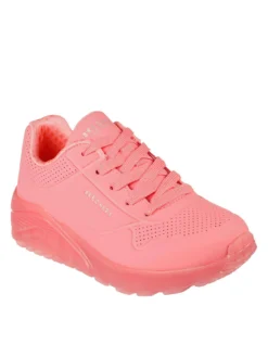 Skechers Girls Uno Ice Lace Up Trainer
