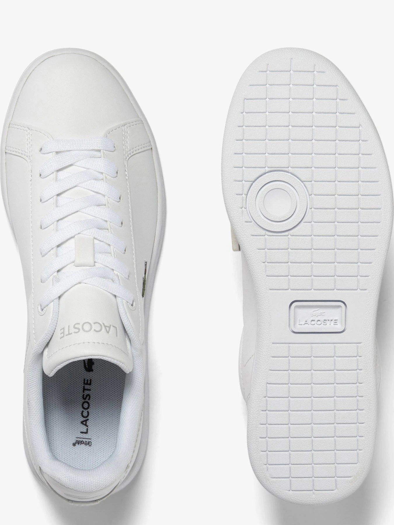 Lacoste Carnaby Pro Bl 23 Trainers - White 4 Lacoste Carnaby Pro Bl 23 Trainers - White - Image 4