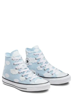 Converse Chuck Taylor All Star Cloud Gazer Childrens Girls Hi Trainers -Mamas & Papas || MONSOON || RIVER ISLAND Sales VDNAH SQ3 0000000150 LIGHT BLUE SLf