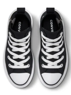 Converse Chuck Taylor All Star Lugged Lift Canvas Childrens Girls Hi Top Trainers -Mamas & Papas || MONSOON || RIVER ISLAND Sales VDNBP SQ4 0000000004 BLACK SLt