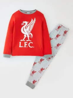 Liverpool FC Liverpool Football Logo Long Sleeve Pyjamas - Red