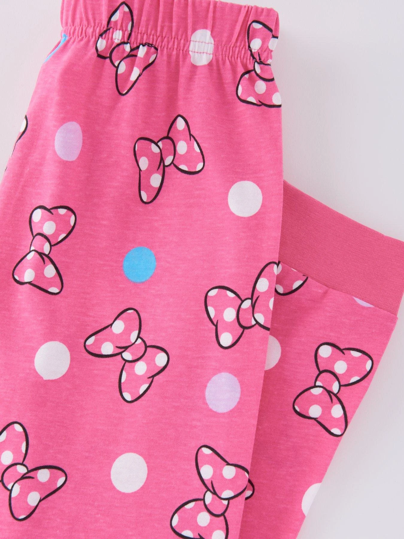 Minnie Mouse Frill Long Sleeves Pyjamas - Pink 4 Minnie Mouse Frill Long Sleeves Pyjamas - Pink - Image 4