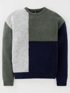 V By Very Boys Patch Knitted Jumper - Multi