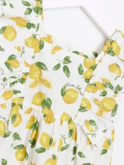 River Island Mini Mini Girls Lemon Print Frill Dress - White 6 River Island Mini Mini Girls Lemon Print Frill Dress - White -Mamas & Papas || MONSOON || RIVER ISLAND Sales VMBOD SQ4 0000000013 WHITE SLd