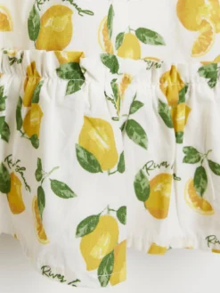 River Island Mini Mini Girls Lemon Print Frill Dress - White 7 River Island Mini Mini Girls Lemon Print Frill Dress - White -Mamas & Papas || MONSOON || RIVER ISLAND Sales VMBOD SQ5 0000000013 WHITE SLd1