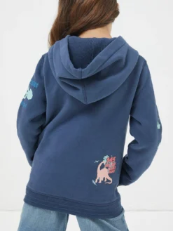 FatFace Girls Dinosaur Hoody - Navy -Mamas & Papas || MONSOON || RIVER ISLAND Sales VMF15 SQ3 0000000048 NAVY SLb