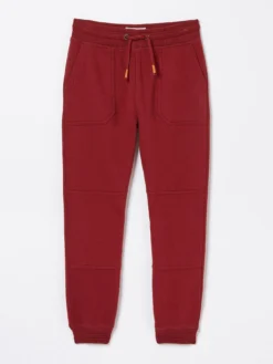 FatFace Boys Noah Knee Panel Joggers - Plum
