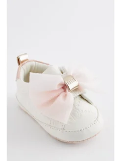 Ted Baker Baker By Ted Baker Baby Plain Organza Trainer Pre Walker -Mamas & Papas || MONSOON || RIVER ISLAND Sales VN34K SQ4 0000000013 WHITE SLd1