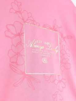 River Island Girls Floral Graphic T-Shirt - Pink -Mamas & Papas || MONSOON || RIVER ISLAND Sales VO8CJ SQ4 0000000063 PINK SLd